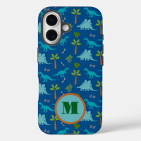 Monogram Dinosaur iPhone / iPad case