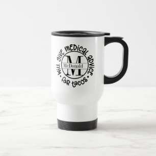 Monogram Doctor Travel  Travel Mug