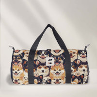 Monogram, dog animal pattern