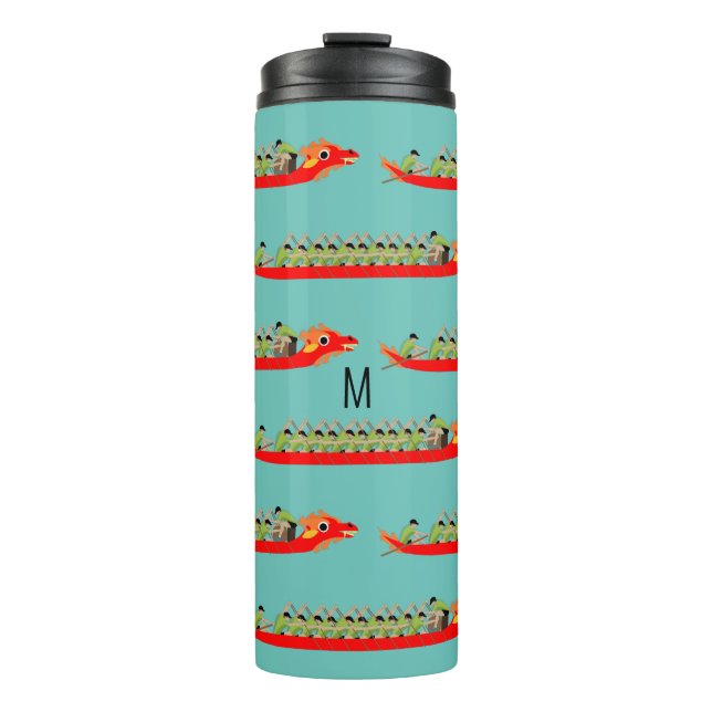 Monogram Dragon Boat Racing Thermal Tumbler (Front)