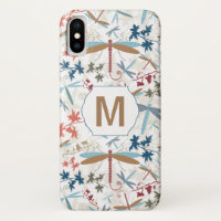 Monogram Dragonfly Pattern