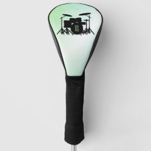 Monogram Drum Set Green Golf Head Cover