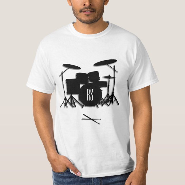 Monogram Drum Set T-Shirt (Front)