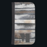 Monogram | Earth & Smoke I Samsung S4 Wallet Case<br><div class="desc">Home Décor</div>
