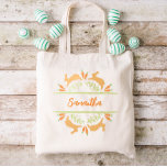 Monogram Easter Tote Bag<br><div class="desc">A cute,  personalised Easter tote bag.  Great for Easter egg hunts or use as an Easter basket.</div>