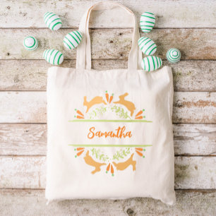 Monogram Easter Tote Bag