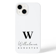 Monogram Elegance: Embrace Modern Minimalist Style