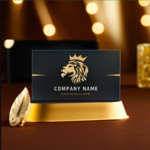 Monogram Elegant Lion Logo 