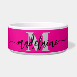 Monogram Elegant Pink Black Personal