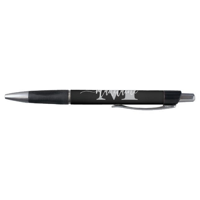 Monogram Elegant White Black Personal (Bottom)