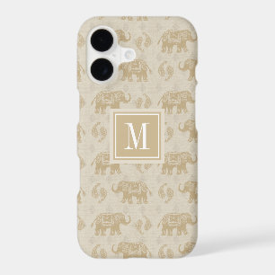 Monogram Elephant Khaki Caravan Pattern