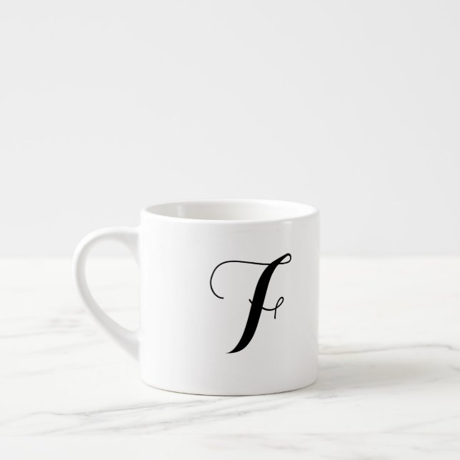 Monogram Espresso Mug (Left)