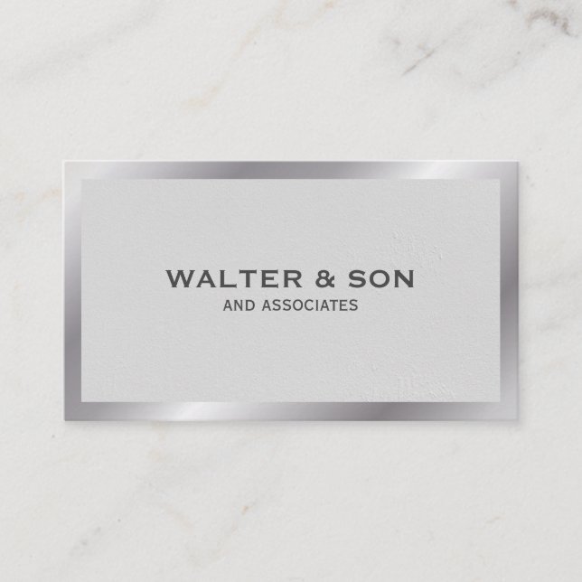 Monogram | Executive | High Lux Business Card (Front)