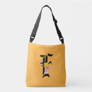 Monogram F Floral Crossbody Bag