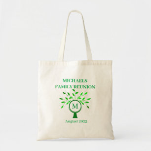 Monogram Family Reunion Family Tree Tote Bag