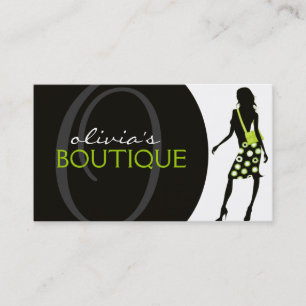 Monogram Fashion Business Card