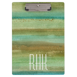 Monogram   Fields in Spring I Clipboard