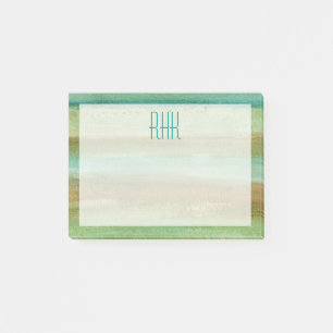 Monogram Fields in Spring I Post-it Notes