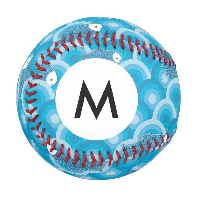 Monogram Fish Baseball (Front Left)