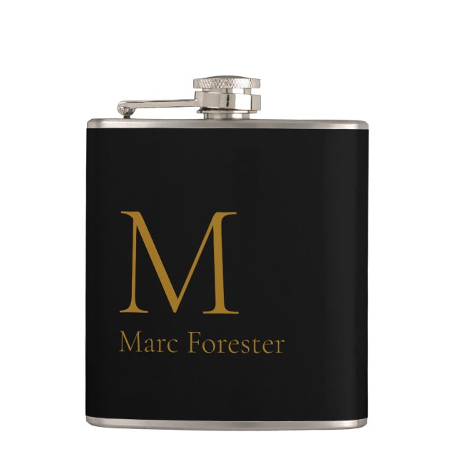 Monogram Flask (Front)