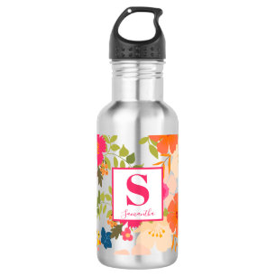 Monogram Floral Botanical 532 Ml Water Bottle