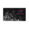 Monogram Floral Grunge Business Card