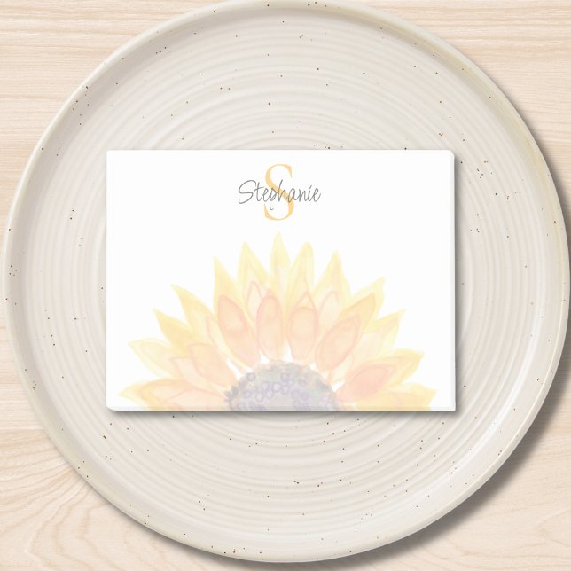 Monogram Floral Post-it Notes (Creator Uploaded)