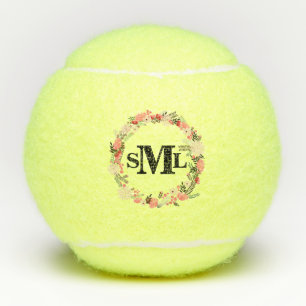 Monogram Floral Tennis Balls