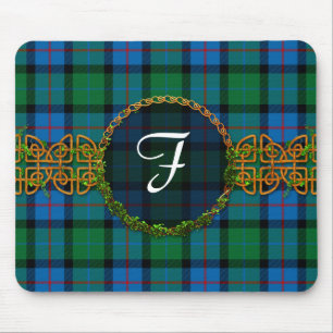 Monogram Flower Of Scotland Tartans Mouse Mat