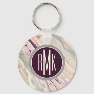 Monogram   Flowing I Key Ring