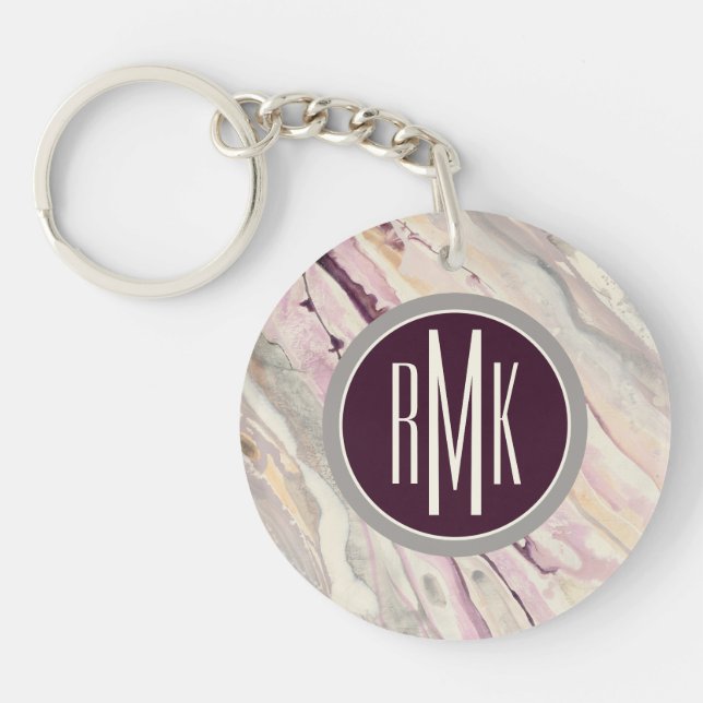 Monogram | Flowing I Key Ring (Front)