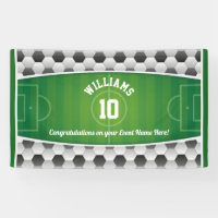Monogram Football Soccer Field Ball Sport Green