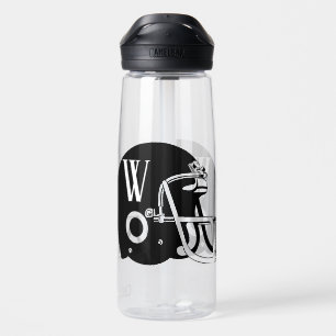 Monogram Football Water Bottle