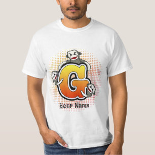 Monogram G Sock Monkey  T-Shirt