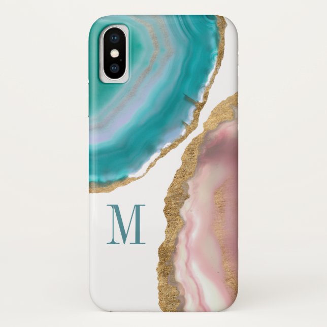 Monogram | Gem Stones I Case-Mate iPhone Case (Back)