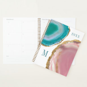 Monogram Gem Stones I Planner