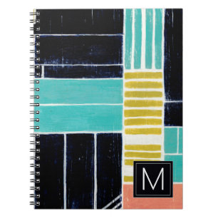 Monogram   Geometric Blocks Notebook