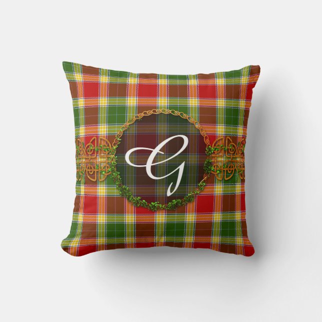 Monogram Gibson Tartan Cushion (Front)