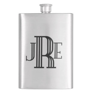 Monogram Gift Flask for Men - Customisable
