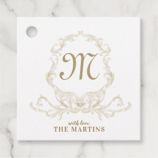 Monogram Gift Tag