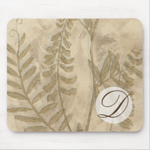Monogram Gilded Foliage I Mouse Mat