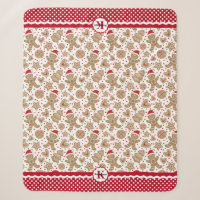 Monogram Gingerbread Man Christmas