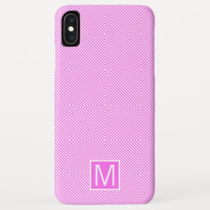 Monogram GL Pink Echo Diamond iPhone XS Max Case