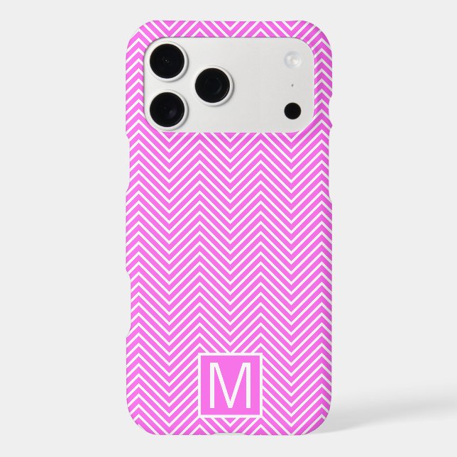 Monogram GL Pink Mini Chevron (Back)