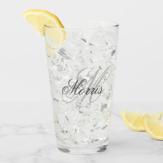 Monogram glassware  glass