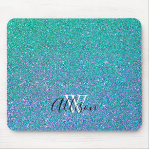 Monogram Glitter Mouse Mat