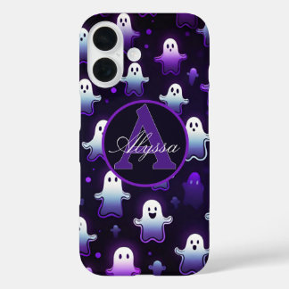 Monogram Glowing Ghosts in the Night iPhone 16 Case
