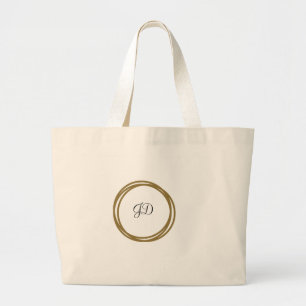MONOGRAM GOLD BAND tote