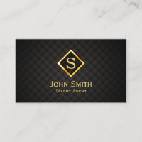 Monogram Gold Diamond Talent Agent