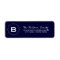 Monogram Gold Dots Return Address Label / Navy